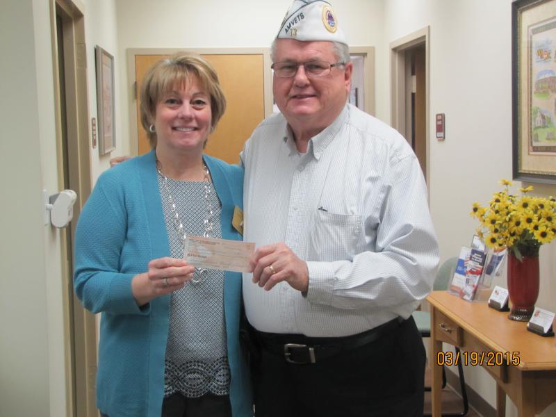AmVets Monetary Donation for Veterans Assistance Fund